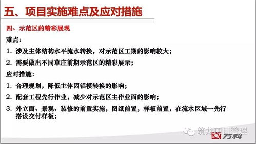 万科工程项目管理策划方案详解